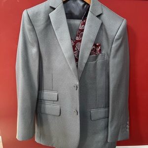 Boys three piece grey suit